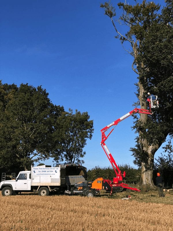 Foxes Tree Services Survey lift